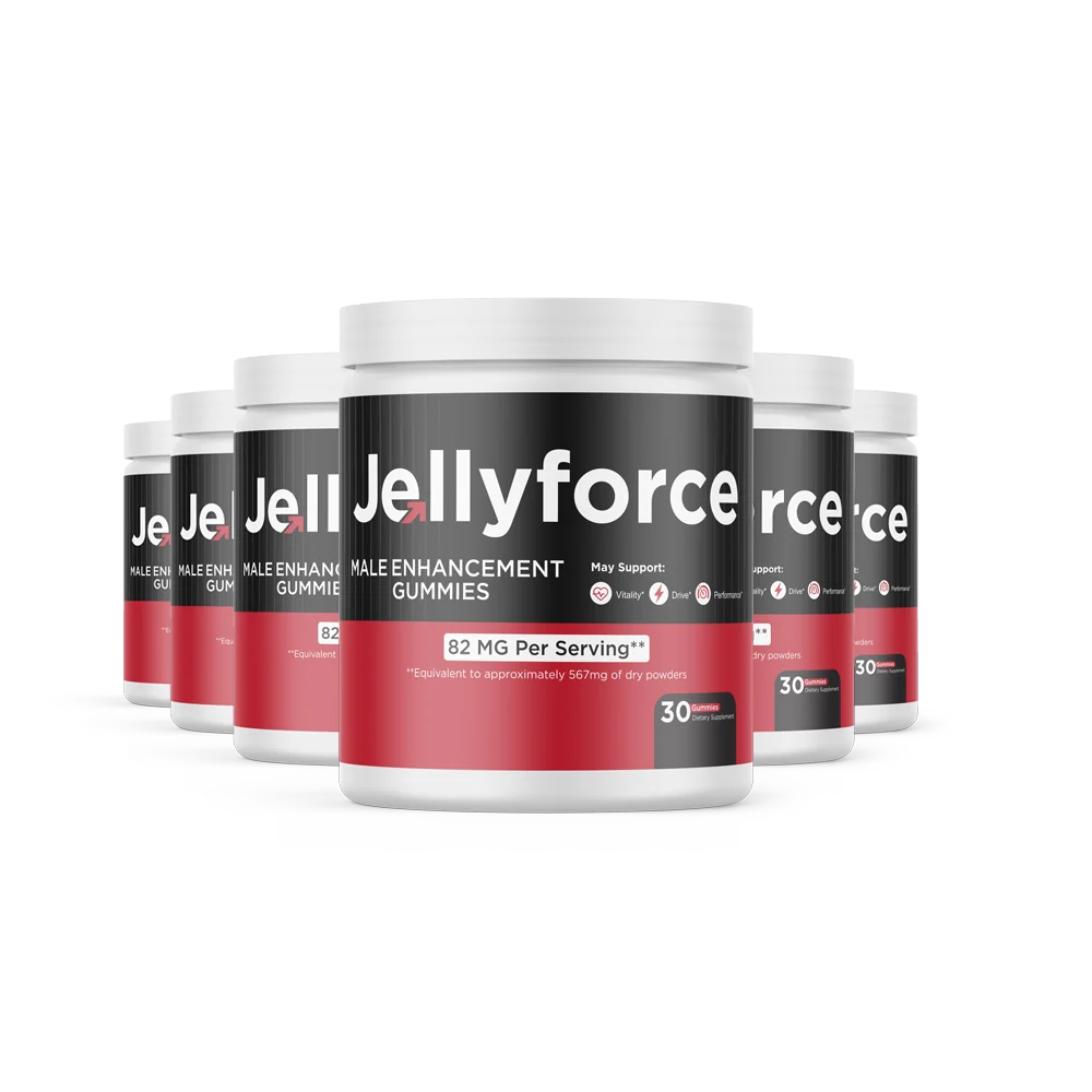 Jelly Force 6-Jar 180-Day Best Value Supply – Natural Male Vitality Gummies